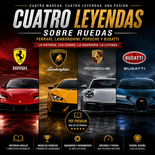 Cuatro Leyendas Sobre Ruedas — Edición Visual 2026